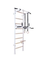 GYMNASTICKÝ BAR GYNASTICKÉ RUCE DĚTSKÉ PŘÍSLUŠENSTVÍ MATERIÁL BÍLÁ LAVY 413 dětské