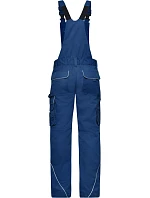 Daiber JN 879 (42-60) Pracovní kalhoty s laclem - Solid 02.879M dark royal