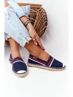 Espadrilky Na Pletené Podrážce Big Star HH274483 Tmavě Modre