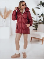 Dámská zimní bunda SALVONA červená prošívaná FashionStreet TY5005