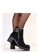 Boty na podpatku A8222 čermé -  Solea