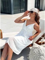 SIENA šaty bílé FashionStreet EY2505