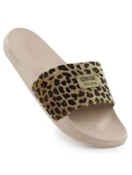 Dámské maskáčové plážové žabky pool beige SS274715