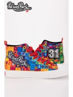 Tenisky Pol'and'Rock Festival X Big Star SS174504 Zeleno-žluté Tenisky Pol'and'Rock Festival X Big Star SS174504 Zeleno-žluté