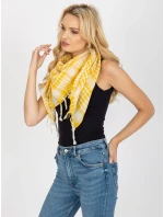 Dámský šátek AT CH ARAFAT.37 bílá a žlutá Dámský šátek AT CH ARAFAT.37 bílá a žlutá