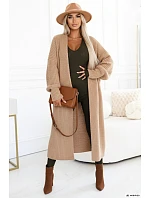 619-2 Pohodlný a elegantní dámský žebrovaný overal s výstřihem - khaki barva 619-2 Pohodlný a elegantní dámský žebrovaný overal s výstřihem - khaki barva
