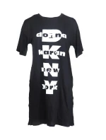 Dámská noční košile YI2322403-001 černobílá - DKNY Dámská noční košile YI2322403-001 černobílá - DKNY