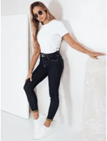 Dámské džínové kalhoty skinny navy blue FashionStreet UY2799
