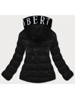 Černá dámská prošívaná bunda (w807#)