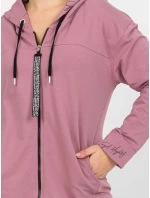 Mikina RV BL 8266.34P tmavě růžová