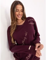 RV BL mikina A968.00 bordó