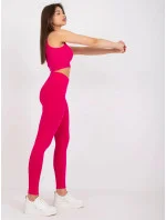 Dámské legíny LA LG T-13.66 Fuchsie - Rue Paris Dámské legíny LA LG T-13.66 Fuchsie - Rue Paris