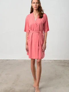 Vamp - Jednobarevný dámský župan – Anthea 18235 - Vamp