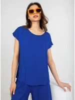 Halenka D73761R10978O kobaltově modrá Halenka D73761R10978O kobaltově modrá