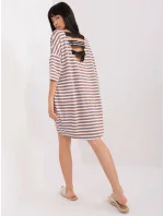 Tunika EM TU 890.13 bílo-hnědá