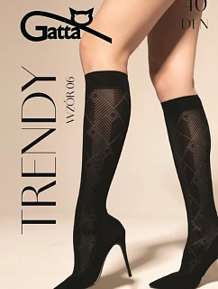 TRENDYLINE KNEE SOCKS 40 - 06 Dámské podkolenky