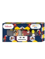 Dárková krabička zábavných crazy ponožek 4 páry CRAZY SOCKS BOX - BELLINDA - modrá