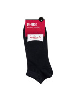 Krátké unisex ponožky IN-SHOE SOCKS - BELLINDA - černá
