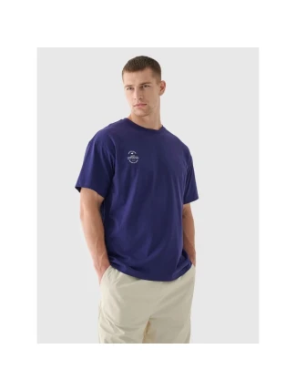 Oversize hladké unisex tričko 4F 4FRAW24TTSHU2672-31S