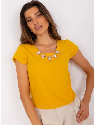 Halenka LK BZ 505783 2.01P tmavě žlutá Halenka LK BZ 505783 2.01P tmavě žlutá