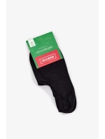 Dámské mikro-kotníkové bambusové ponožky – černé