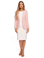 Dámské sako M665 pudrově růžové - Moe Dámské sako M665 pudrově růžové - Moe