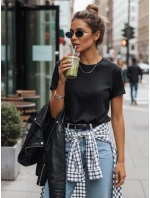 MAYLA dámské tričko černé FashionStreet RY2123