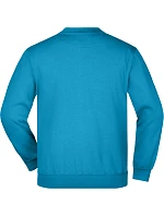 Daiber JN 40K Dětská mikina z těžké bavlny 02.040K turquoise Daiber JN 40K Dětská mikina z těžké bavlny 02.040K turquoise