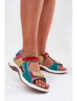 Kožené Dámské Sportovní Sandály McKeylor 95347 Multikolor Kožené Dámské Sportovní Sandály McKeylor 95347 Multikolor