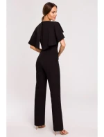 M670 Kombinéza s volánky - černá