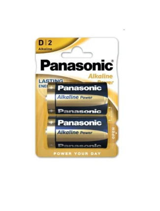Baterie LR20 D PANASONIC blistr 2 kusy