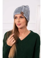 Fleecová čepice Zoja K306 šedá+modrá Fleecová čepice Zoja K306 šedá+modrá