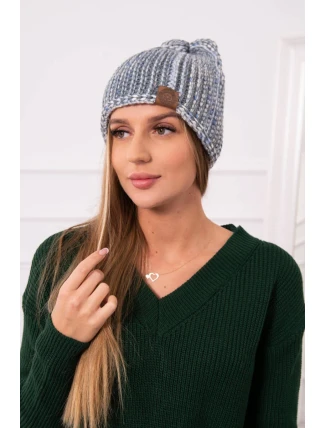 Fleecová čepice Zoja K306 šedá+modrá Fleecová čepice Zoja K306 šedá+modrá