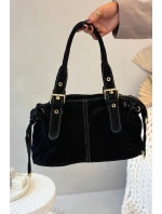 Taška z přírodního semiše černá Danira