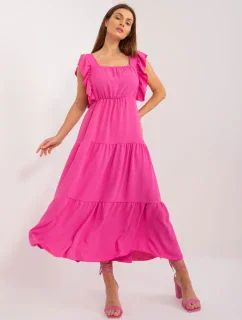 DHJ SK 8352 šaty.04 tmavě růžová