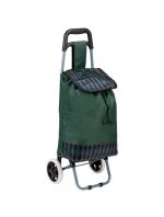 NÁKUPNÍ VOZÍK NA KOLEČKÁCH S RÁMEM 31L ZELENÝ