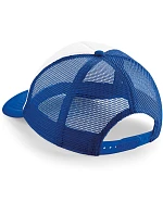 Beechfield B 645 5 panelová kšiltovka Vintage Trucker 53.0645 bright royal/white