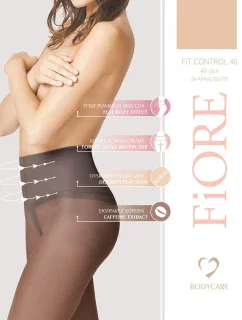 Fiore Fit Control 40 den M5205 barva:světlá přírodní