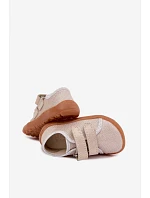 Dětské barefoot pantofle Froddo Canvas G1700440-1 Zlaté Dětské barefoot pantofle Froddo Canvas G1700440-1 Zlaté