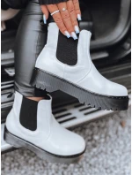 Dámské kozačky STEPBACK s vysokou podrážkou bílé FashionStreet ZY0495