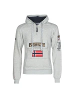 Geographical Norway pánská 3/4 mikina GYMCLASS HZ B-GREY 100 (WT1888H/GN B-Grey)