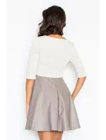 Šaty Rika M162 béžové - Figl