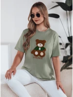 BAREN dámské tričko tmavě zelené FashionStreet RY2539