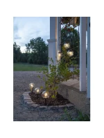 SOLÁRNÍ OKRASNÁ KULOVÁ LAMPA 10X34,5CM