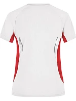 Daiber JN 390 Dámské běžecké tričko s výstřihem do V 02.0390 white/red