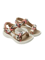 Lee Cooper dámské boty na suchý zip sandály na léto na pláž světle béžové dámské