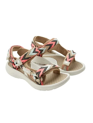 Lee Cooper dámské boty na suchý zip sandály na léto na pláž světle béžové dámské