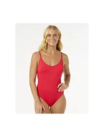 Jednodílné plavky RIP CURL Premium Surf Cheeky 1Pc, červené