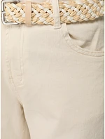 Dámské baggy džíny s vysokým sedem béžové FashionStreet UY2931