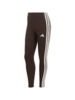 Dámské legíny adidas Essentials 3-Stripes hnědé KS6286 Dámské legíny adidas Essentials 3-Stripes hnědé KS6286